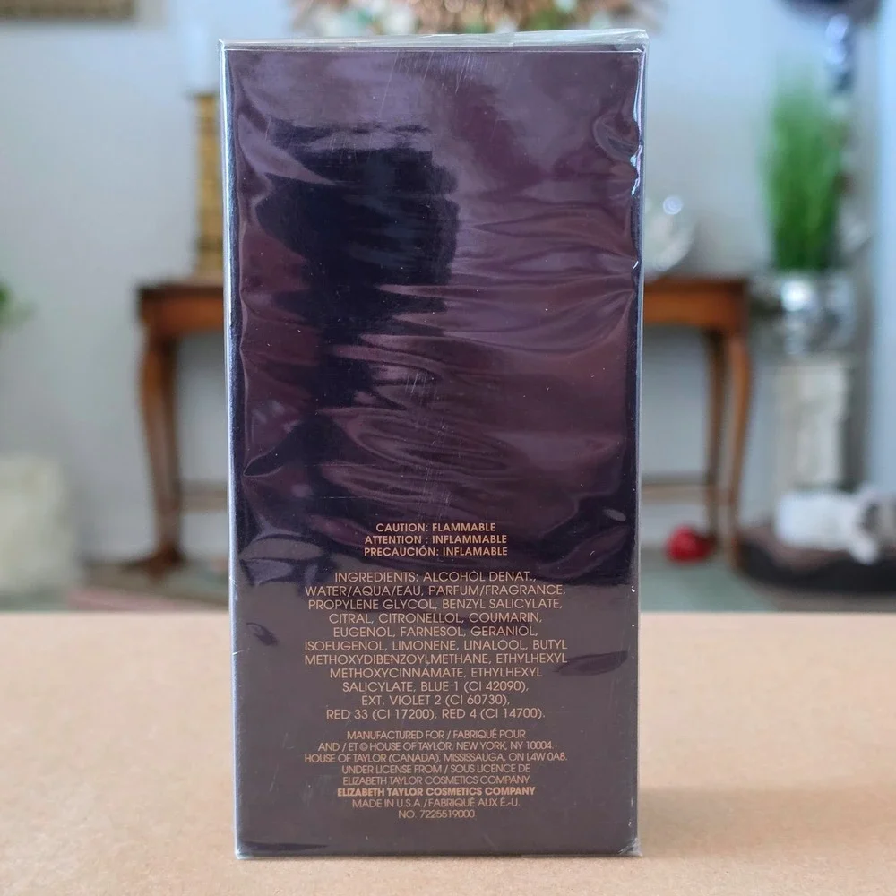 Elizabeth Taylor Passion for Men Cologne Spray 4 oz 118 ml NIB Sealed Fragrance